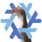 NixOS 23.05 Stoat logo